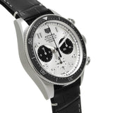 Tag Heuer Autavia Chronometer Flyback Chronograph Silver Dial Black Leather Strap Watch for Men - CBE511B.FC8279 Authentic Buy Shop Now