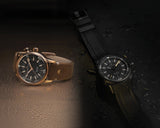 Maurice Lacroix Pontos Diver Limited Edition Black Dial Brown Leather Strap Watch For Men - PT6248-BRZ01-330-3 Authentic Buy Shop Now