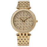 Michael Kors Darci Gold Dial Gold Steel Strap Watch for Women - MK3398 Authentic Buy Shop Now