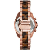Michael Kors Bradshaw Chronograph Brown Dial Two Tone Steel Strap Watch For Women - MK5944 Authentic Buy Shop Now