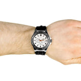 Guess Force Analog Quartz White Dial Black Rubber Strap Watch For Men - W0674G3 Authentic Buy Shop Now