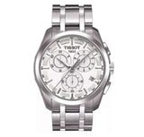 Tissot T Classic Couturier Chronograph White Dial Silver Steel Strap Watch For Men - T101.617.11.031.00 Authentic Buy Shop Now