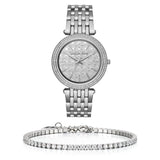 Michael Kors Darci Silver Dial Silver Steel Strap Watch for Women - MK3404 Authentic Buy Shop Now