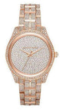 Michael Kors Lauryn Crystals Rose Gold Dial Rose Gold Steel Strap Watch For Women - MK3931 Authentic Buy Shop Now