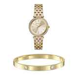 Michael Kors Darci Gold Dial Gold Steel Strap Watch for Women - MK3430 Authentic Buy Shop Now
