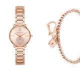 Michael Kors Portia Analog Quartz Rose Gold Dial Rose Gold Steel Strap Watch For Women - MK3839 Authentic Buy Shop Now