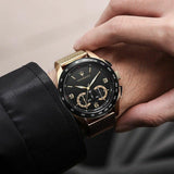Maserati Traguardo 45mm Quartz Gold Black Dial Watch For Men - R8873612010 Authentic Buy Shop Now