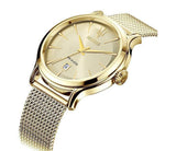Maserati Epoca Golden Dial Golden Mesh Bracelet Watch For Men - R8853118003 Authentic Buy Shop Now