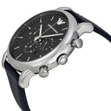Emporio Armani Dress Analog Black Dial Black Leather Strap Watch For Men - AR8029 Authentic Buy Shop Now