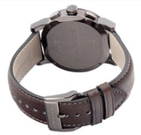 Burberry The City Chronograph Ion Plated Grey Dial Grey Leather Strap Watch for Men - BU9384 Authentic Buy Shop Now