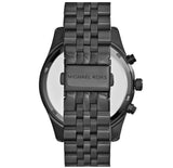 Michael Kors Lexington Chronograph Black Dial Black Steel Strap Watch For Women - MK5709 Authentic Buy Shop Now