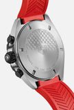 Tag Heuer Formula 1 Chronograph Red Dial Red Rubber Strap Watch for Men - CAZ101AN.FT8055 Authentic Buy Shop Now