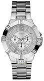 Guess Vista Diamonds Silver Dial Silver Steel Strap Watch for Women - W12080L1 Authentic Buy Shop Now
