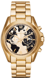 Michael Kors Bradshaw Stop Hunger Black Gold Dial Gold Steel Strap Watch for Women - MK6272 Authentic Buy Shop Now