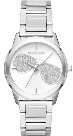 Michael Kors Harman Analog Silver Dial Silver Steel Strap Watch For Women - MK3672 Authentic Buy Shop Now