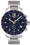 Tissot Quickster Chronograph Blue Dial Watch For Men - T095.417.11.047.00 Authentic Buy Shop Now