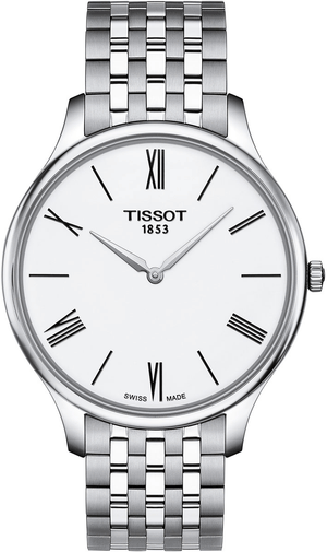Tissot T Classic Tradition 5.5 White Dial Watch For Men - T063.409.11.018.00 Authentic Buy Shop Now