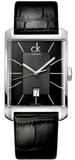 Calvin Klein Window Black Dial Black Leather Strap Watch for Men - K2M21107 Authentic Buy Shop Now