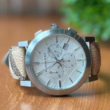 Burberry The City Smoked Brown Dial Brown Leather Strap Watch for Men - BU9361 Authentic Buy Shop Now