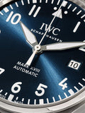 IWC Pilot's Mark XVIII Le Petit Prince Blue Dial Brown Leather Strap Watch for Men - IW327004 Authentic Buy Shop Now