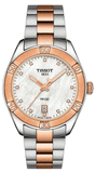 Tissot PR 100 Sport Chic Diamonds Mother of Pearl Dial Two Tone Steel Strap Watch for Women - T101.910.22.116.00 Authentic Buy Shop Now