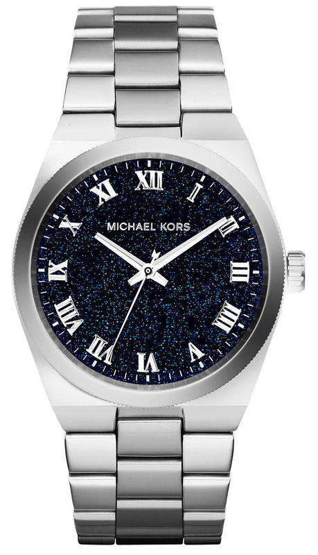 Michael Kors Channing Midnight Blue Dial Silver Steel Strap Watch for Women - MK6113 Authentic Buy Shop Now