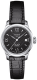 Tissot Le Locle Automatic Lady Black Dial Black Leather Strap Watch for Women - T41.1.123.57 Authentic Buy Shop Now