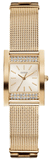 Guess Nouveau Diamonds Gold Dial Gold Mesh Bracelet Watch for Women - W0127L2 Authentic Buy Shop Now