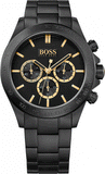 Hugo Boss Ikon Black Dial Black Steel Strap Watch for Men - 1513278 Authentic Buy Shop Now