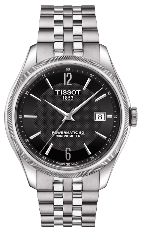 Tissot Ballade Powermatic 80 Cosc Black Dial Silver Steel Strap Watch For Men - T108.408.11.057.00 Authentic Buy Shop Now