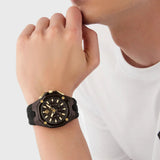 Philipp Plein Octagon Black Dial Black Silicone Strap Watch for Men - PWTBA0323 Authentic Buy Shop Now