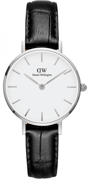 Daniel Wellington Classic Petite Reading White Dial Black Leather Strap Watch For Women - DW00100241 Authentic Buy Shop Now