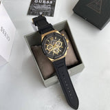 Guess Momentum Black Dial Black Rubber Strap Watch for Men - GW0263G1 Authentic Buy Shop Now