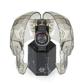 Philipp Plein High-Conic Automatic Black Dial Black Steel Strap Watch For Men - PWRAA0823 Authentic Buy Shop Now