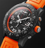 Breitling Endurance Pro Black Dial Orange Rubber Strap Watch for Men - X82310A51B1S1 Authentic Buy Shop Now