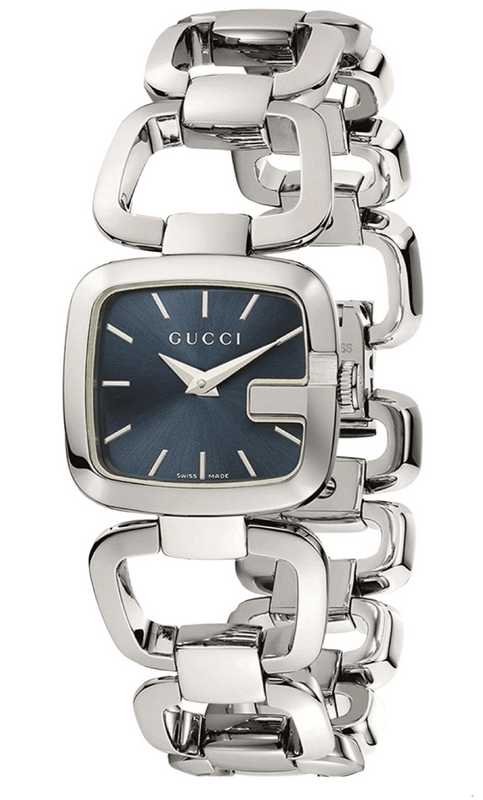 Gucci G Gucci Blue Dial Silver Steel Strap Watch For Women - YA125508 Authentic Buy Shop Now