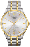 Tissot Chemin Des Tourelles Powermatic 80 Silver Dial Two Tone Steel Strap Watch For Men - T099.407.22.037.00 Authentic Buy Shop Now