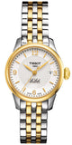 Tissot Le Locle Automatic Small Lady White Dial Two Tone Steel Strap Watch For Women - T41.2.183.34 Authentic Buy Shop Now