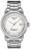 Tissot T Classic Luxury Powermatic 80 White Dial Silver Steel Strap Watch For Men - T086.408.11.016.00 Authentic Buy Shop Now