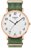 Tissot T Classic Everytime White Dial Green Nylon Strap Watch for Men - T109.610.38.032.00 Authentic Buy Shop Now