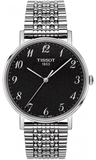 Tissot T Classic Everytime Quartz Black Dial Silver Steel Strap Watch for Men - T109.410.11.072.00 Authentic Buy Shop Now