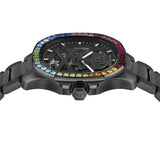 Philipp Plein High-Conic Automatic Black Dial Black Steel Strap Watch For Men - PWRAA0823 Authentic Buy Shop Now