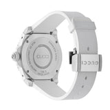 Gucci Dive Tiger White Dial White Rubber Strap Watch For Men - YA136329 Authentic Buy Shop Now