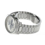 Gucci G Timeless Silver Dial Silver Steel Strap Watch For Women - YA1264126 Authentic Buy Shop Now