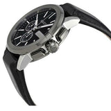 Gucci G Chrono Black Dial Black Leather Strap Watch For Men - YA101205 Authentic Buy Shop Now