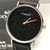 Coach Perry Black Dial Black Leather Strap Watch for Women - 14503033 Authentic Buy Shop Now