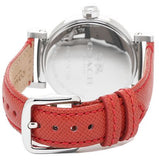 Coach Madison White Dial Red Leather Strap Watch for Women - 14502407 Authentic Buy Shop Now
