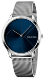 Calvin Klein Minimal Blue Dial Silver Mesh Bracelet Watch for Men - K3M2112N Authentic Buy Shop Now