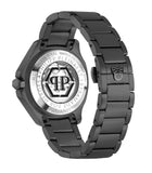 Philipp Plein High-Conic Automatic Black Dial Black Steel Strap Watch For Men - PWRAA0823 Authentic Buy Shop Now
