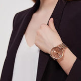 Guess Montauk Rose Gold Dial Rose Gold Steel Strap Watch For Women - W0933L3 Authentic Buy Shop Now